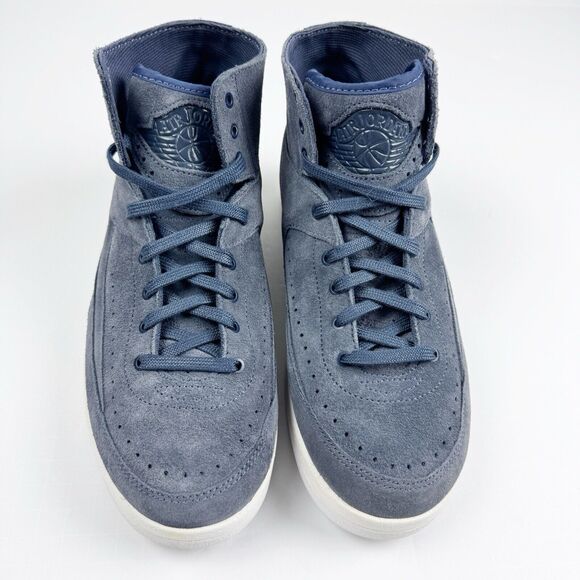 New Air Jordan 2 Retro Deconstructed Thunder Blue Mens Size 8 EUC 897521-402 - Picture 3 of 14